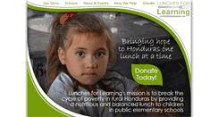 Desktop Screenshot of lunchesforlearning.org